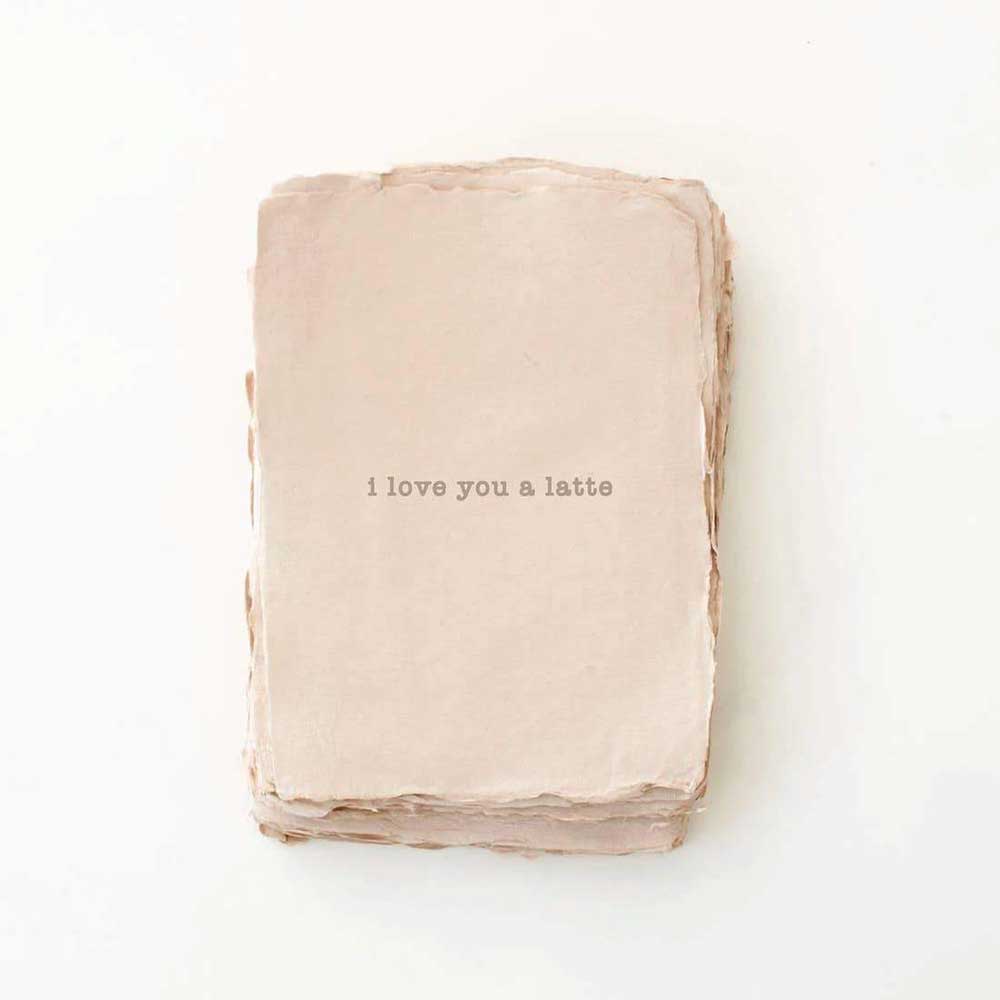 Love You Latte Card