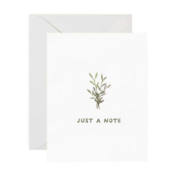 Just a Note Card Set